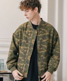 [UNISEX] CAMO MA-1 JUMPER_KHAKI