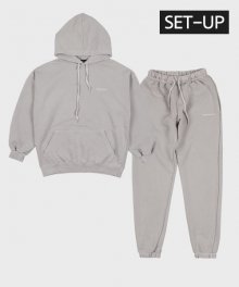 [UNISEX] DYEING HOODIE SETUP_GRAY