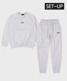 [UNISEX] PIN SETUP_WHITEGRAY