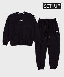 [UNISEX] PIN SETUP_BLACK