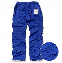 Crinkled Track Pants (Blue)