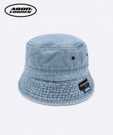 DENIM SHORT BUCKET HAT LIGHT INDIGO