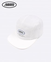 ARON LOGO CAMP CAP WHITE