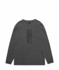 CENTER BOARD PIGMENT L/S TEE / CHARCOAL