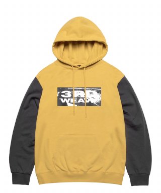 써드위브(THIRDWEAVE) COLOR COMBINATION HOODIE / YELLOW 상품 이미지