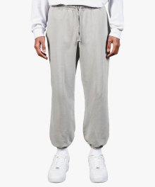 PIGMENT DYE JOGGER PANTS - GREY