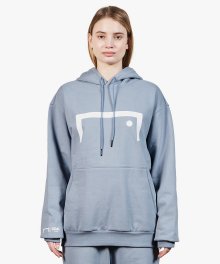 SIGNATURE LOGO HOODIE - BLUE GREY