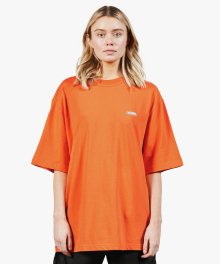 CAMOUFLAGE GOALPOST LOGO TEE - ORANGE