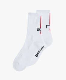 VERTICAL STRIPE SOCKS - RED