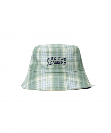 FIVETWO CHECK BUCKET HAT [GREEN CHECK]