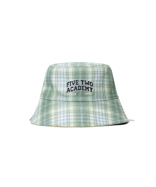 오아이오아이 컬렉션(OIOI COLELCTION) FIVETWO CHECK BUCKET HAT [GREEN CHECK] 상품 이미지