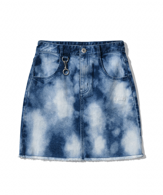 오아이오아이 컬렉션(OIOI COLELCTION) DENIM MINI SKIRT [LIGHT BLUE] 상품 이미지