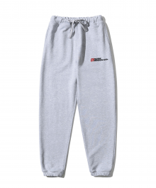 RACING TEAM COTTON PANTS [LIGHT GREY]