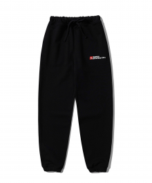 RACING TEAM COTTON PANTS [BLACK]