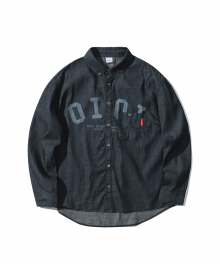 FADE LOGO DENIM SHIRTS [BLUE]