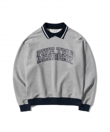 COLLARED SWEATSHIRTS [GREY]