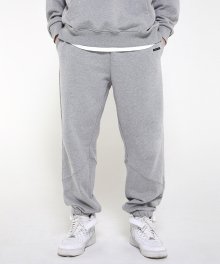 oblique jogger pant gray