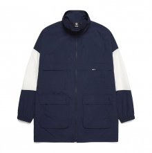 F211WJK502 우먼 컬러 블록 자켓 NAVY