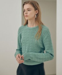 Crochet Motive Pullover SK1SP128-31