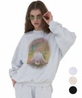 BunnyLand Sweatshirt [Beige/Heather Grey/Black]