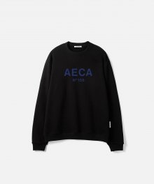 AECA BIG LOGO SWEATSHIRT-BLACK