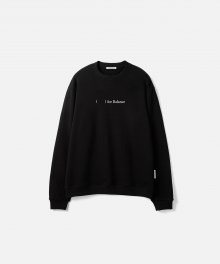 LOVE IT SWEATSHIRT-BLACK