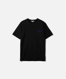 AECA SMALL LOGO HALF SLEEVE TEE-BLACK