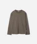 STANDARD LONG SLEEVE TEE (Premium BASIC)-COCOA