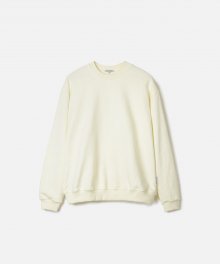 HEAVY WEIGHT SWEATSHIRT (Premium BASIC)-CREAM