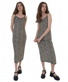 Lace Slit Dress [Leopard]