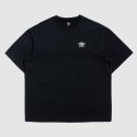 엄브로(UMBRO) 레터링 로고 티셔츠 블랙 (UM121CRS21)