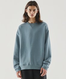 [블랙]B-리빌 포켓 스웨트 셔츠-블루