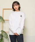 AQO SIGNATURE BEAR LONG SLEEVE TEE WHITE