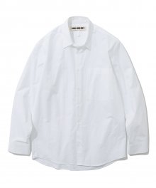 21ss  Crinkled Cotton Shirts white