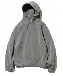 half zip up hoodie grey