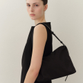Rowie nylon shoulder bag Black