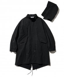 m65 fishtail lite jacket black