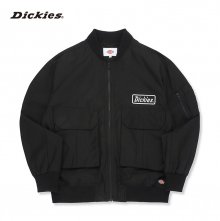 ASIALINE 707 LINED BOMBER JACKET BLACK