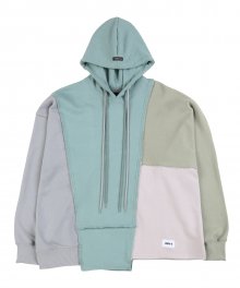 Oversized Mixed Hoodie [Mint]