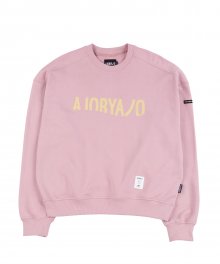 Logo Oversized Sweatshirt [Pink]