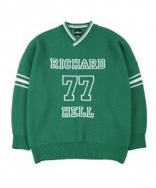 Football Oversized Sweater [Green]