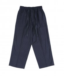 Oversized Stripe Trousers [Navy]