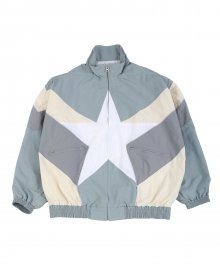 Star Oversized Windbreaker Jacket [Mint]