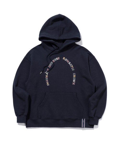 MUSINSA | ROMANTIC CROWN IMAGINARY UNIVERSE HOODIE_NAVY