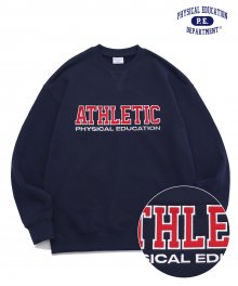 PHYS.ED.DEPT® ATHLETICS CREWNECK NAVY