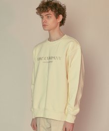 DWS SIGNATURE SWEATSHIRT(CREAM)