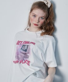 IN GRAFIC OVER TEE(WHITE)