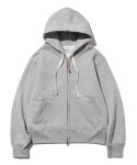 유니폼브릿지(UNIFORM BRIDGE) zip up hoodie (womens) grey