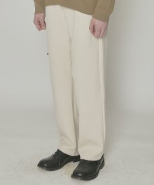 DWS BELTED TROUSERS(IVORY)