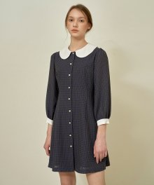 Buddy Ribbon Dress_Navy